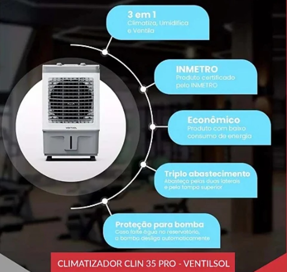 Climatizador Ventisol 35Lts